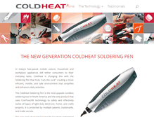 Tablet Screenshot of coldheat.com
